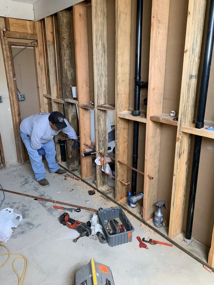 Commercial rough-in plumbing for Gas Line Repair in Puddle Town